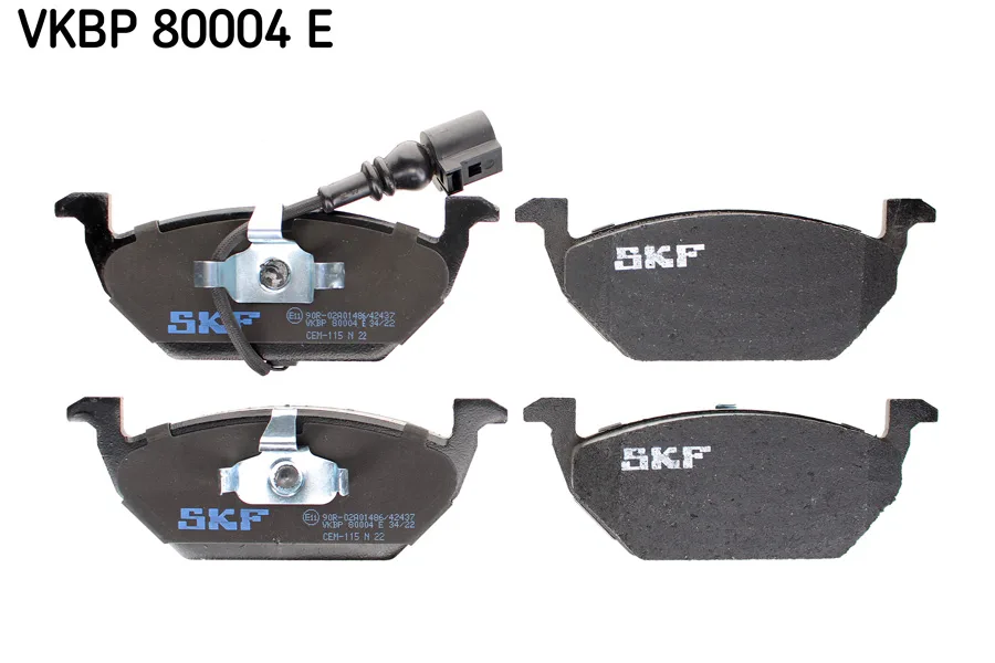 Комплект спирачно феродо, дискови спирачки SKF